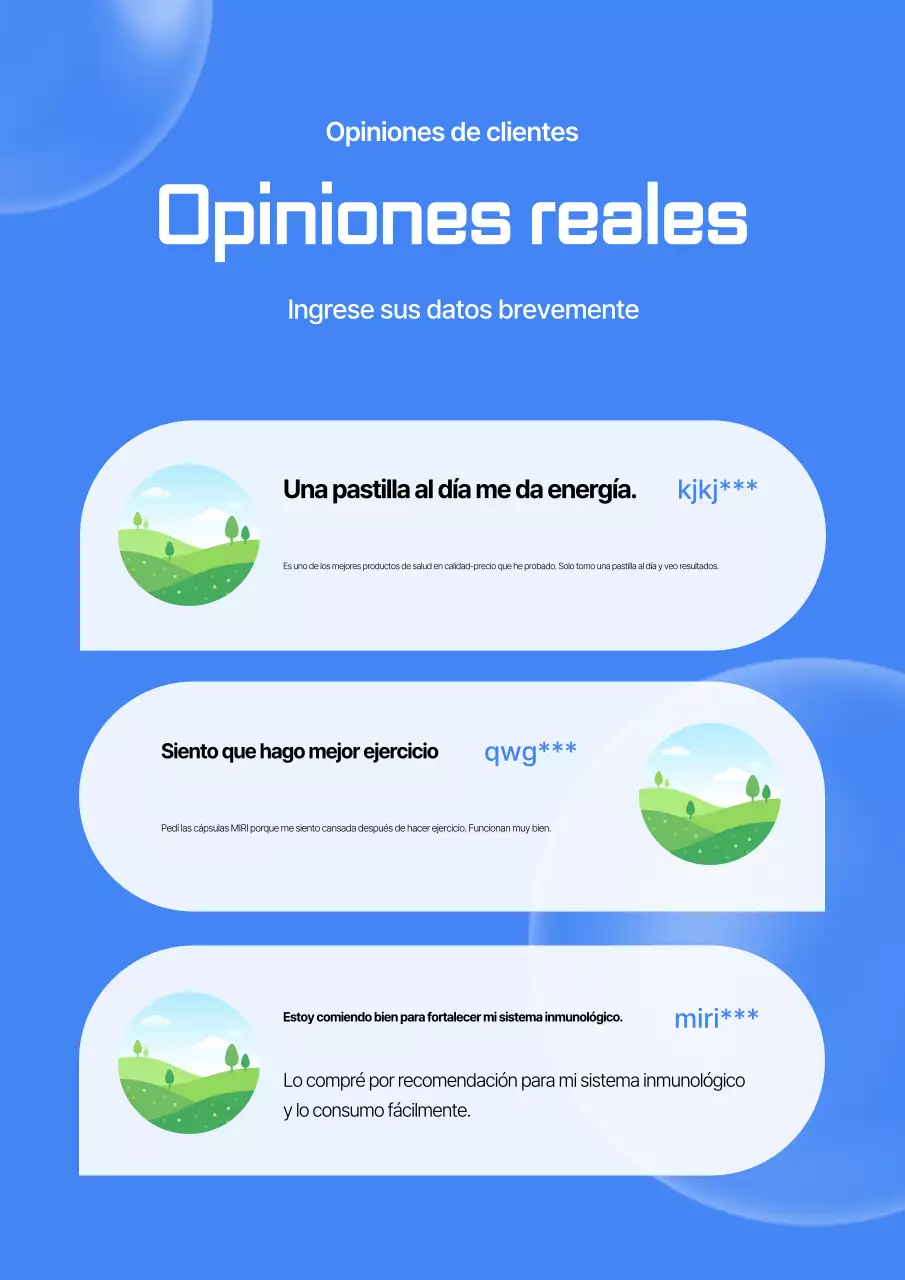 Anuncios de Blue Simple Review