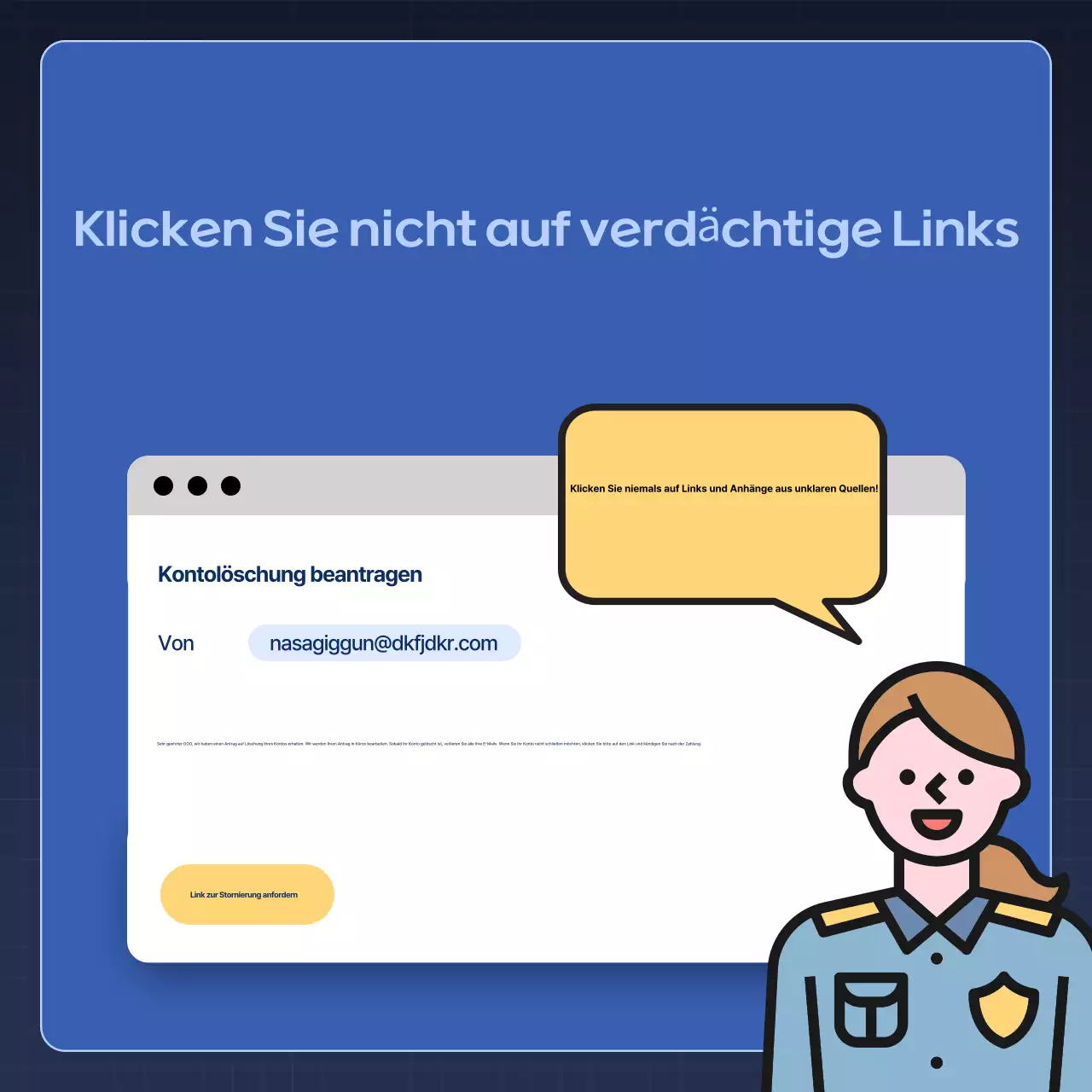 Blue Modern Security Sicherheitstipps