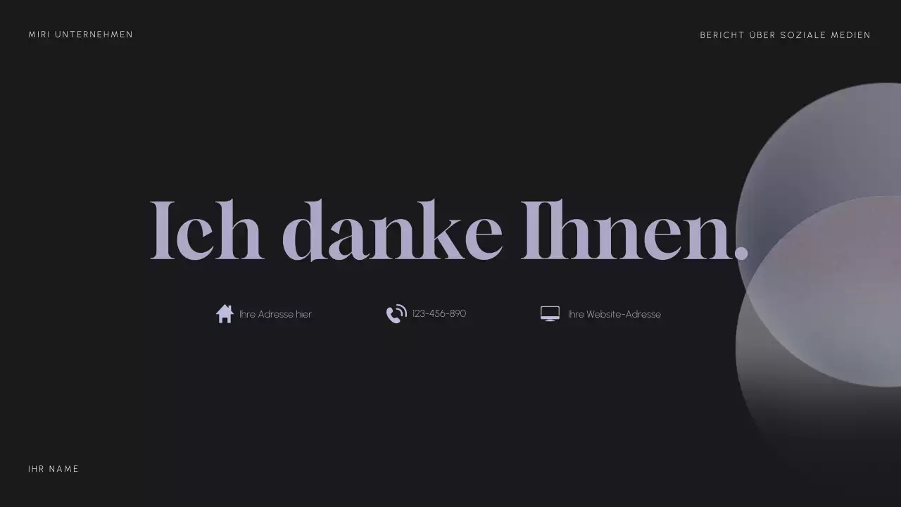 Lila Moderner Social Media Bericht