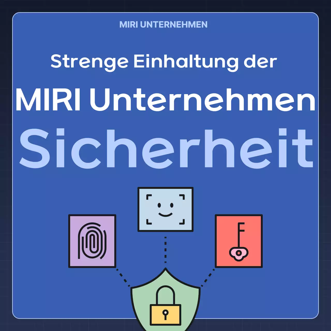 Blue Modern Security Sicherheitstipps