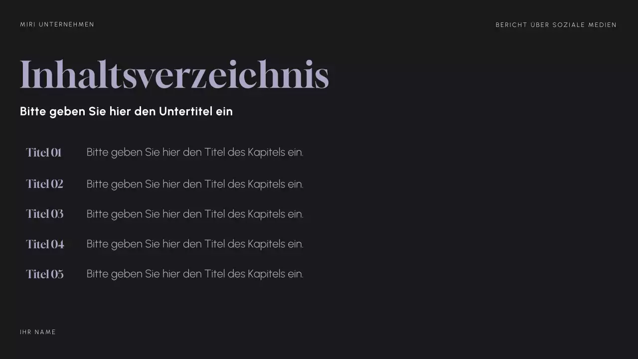 Lila Moderner Social Media Bericht