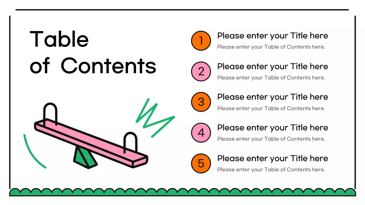 Pink Creative Playful Children Room Interior Renovation Presentation