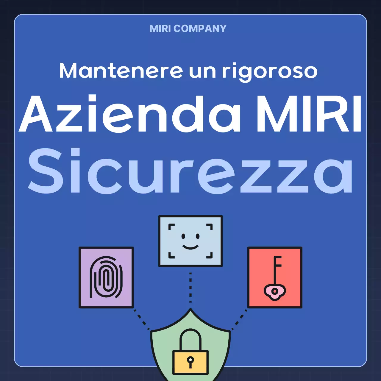 Consigli per la sicurezza Blue Modern Security