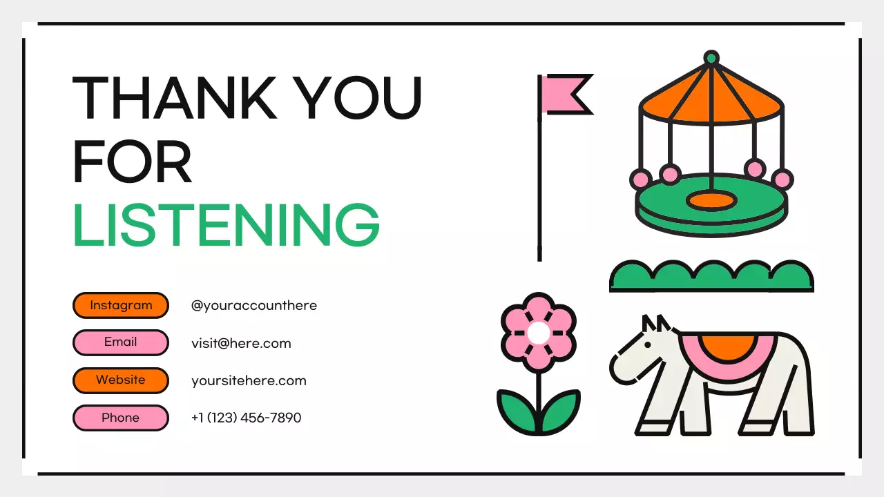 Pink Creative Playful Children Room Interior Renovation Presentation