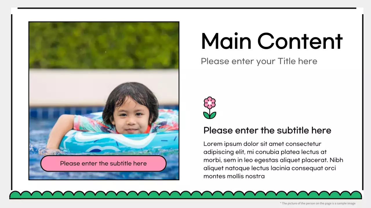 Pink Creative Playful Children Room Interior Renovation Presentation