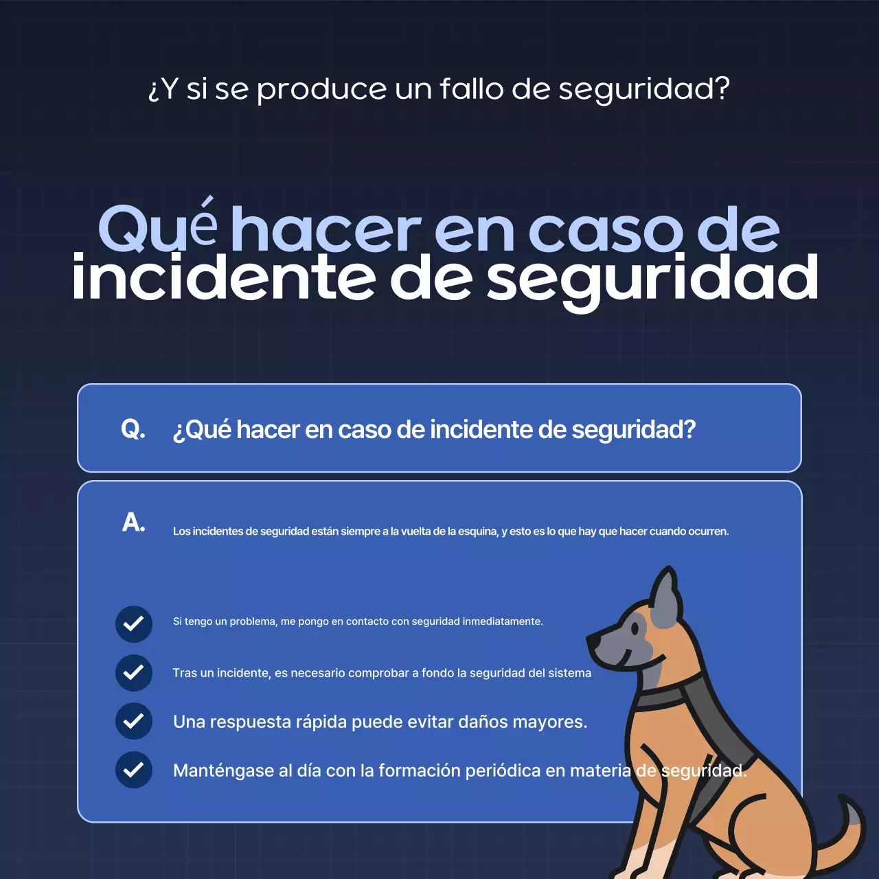 Consejos de seguridad Blue Modern Security