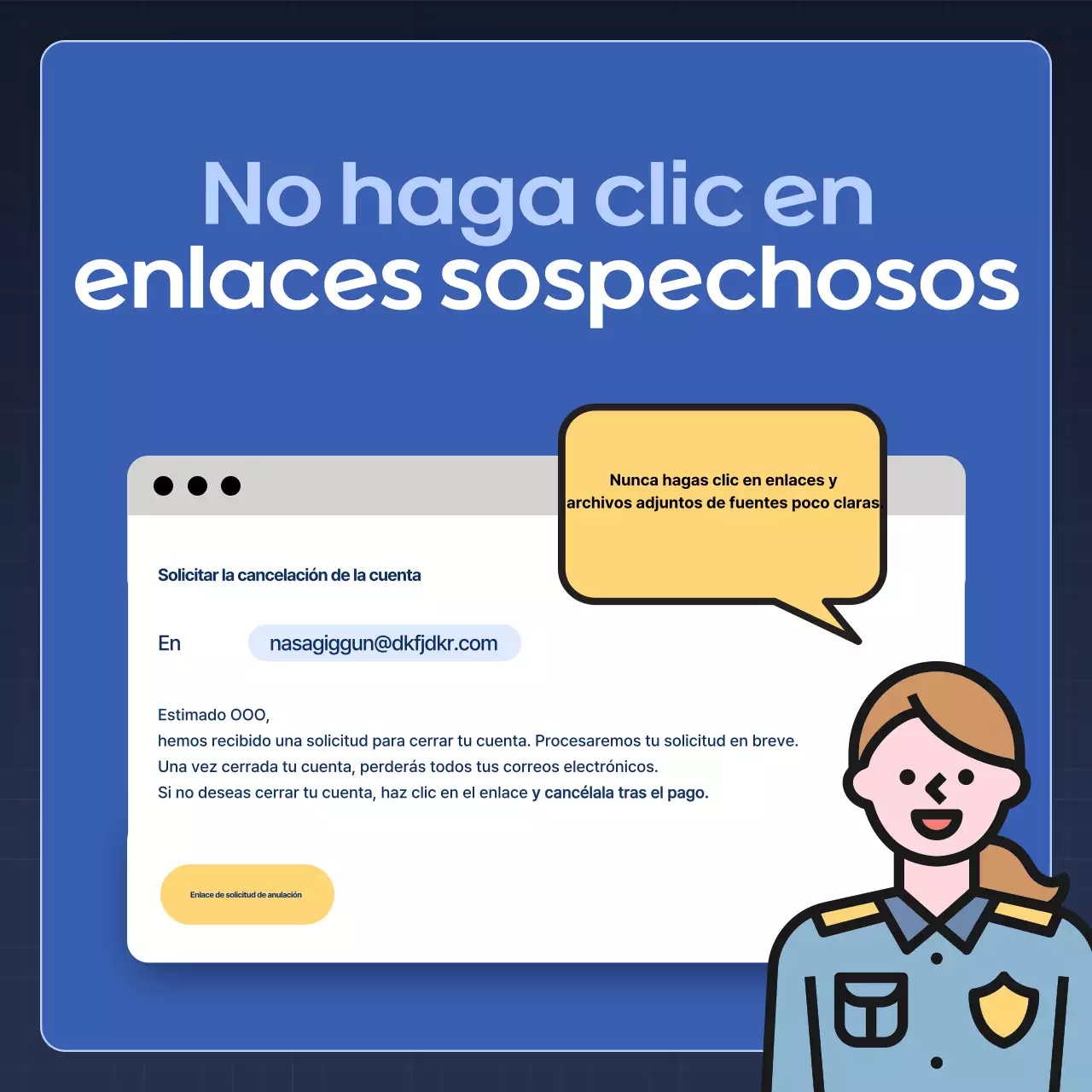 Consejos de seguridad Blue Modern Security