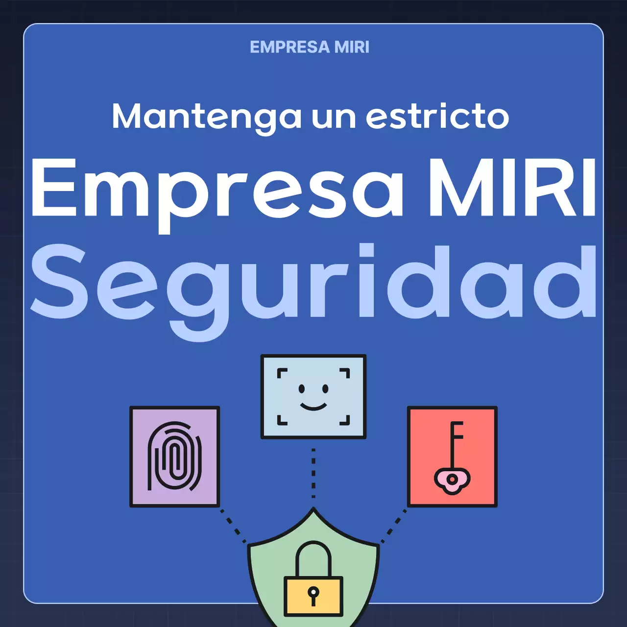 Consejos de seguridad Blue Modern Security