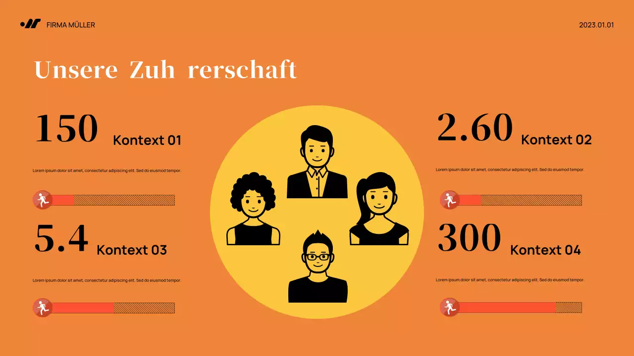 Black Abstract Marketing Plan