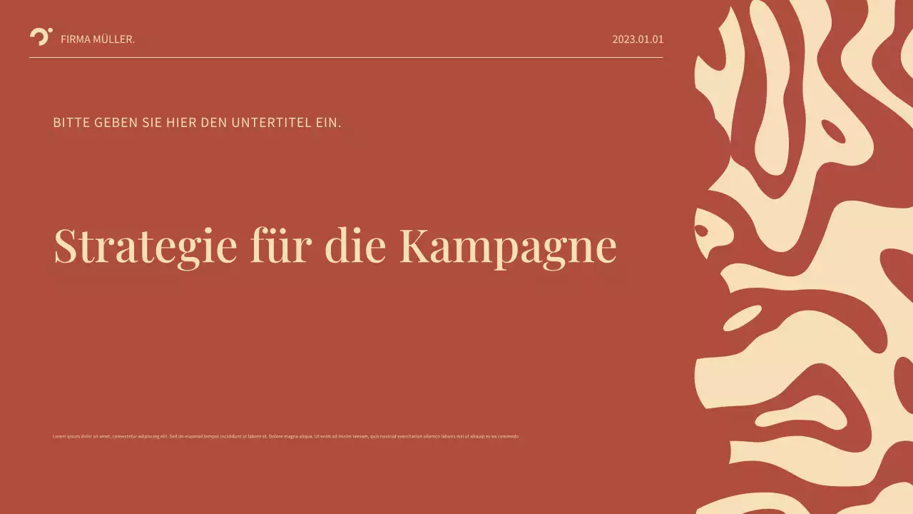 Red Abstract Business Plan