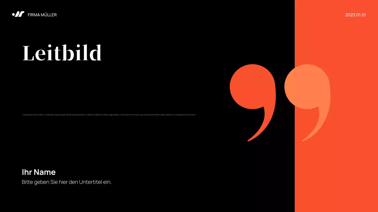 Black Abstract Marketing Plan