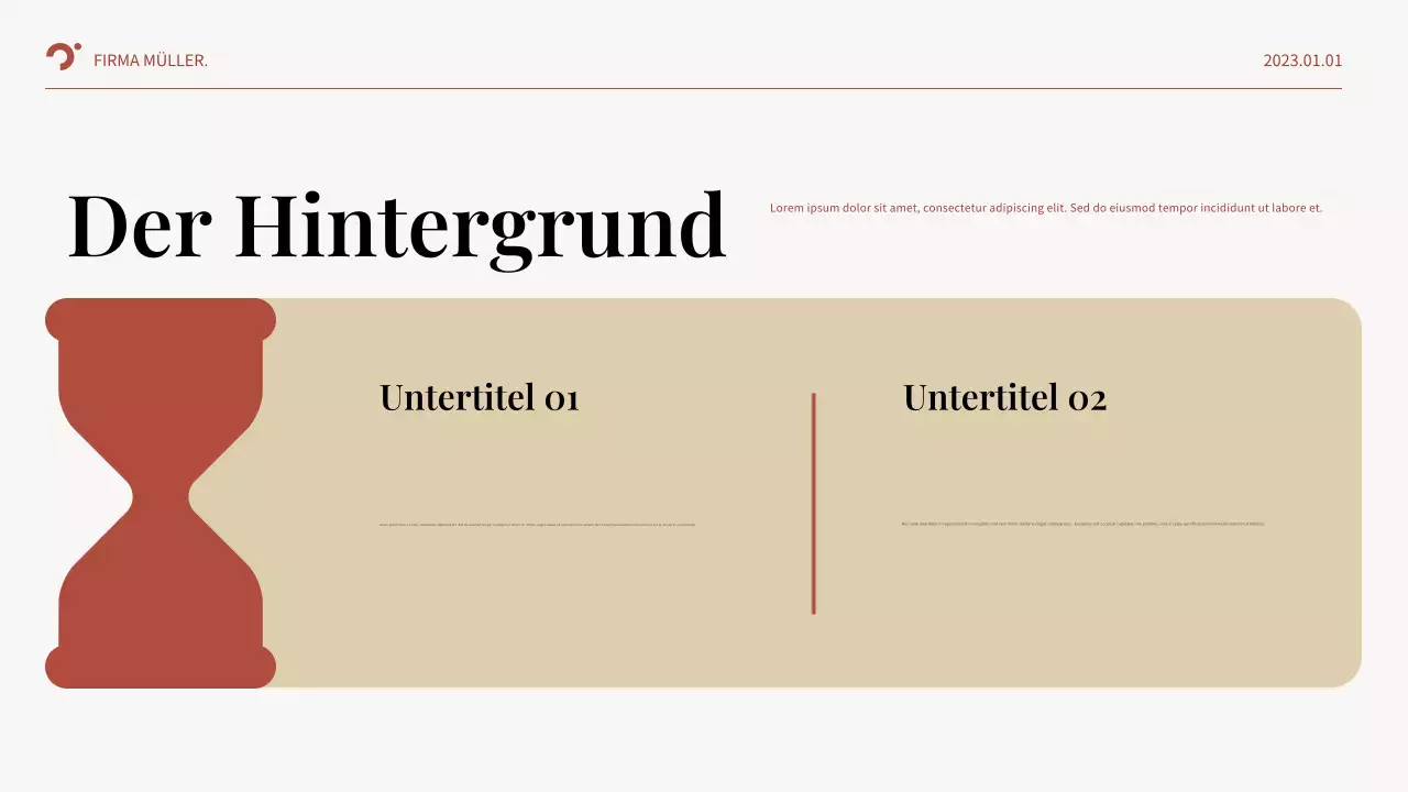 Red Abstract Business Plan