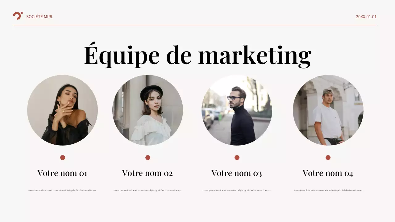 Plan d'affaires Red Abstract