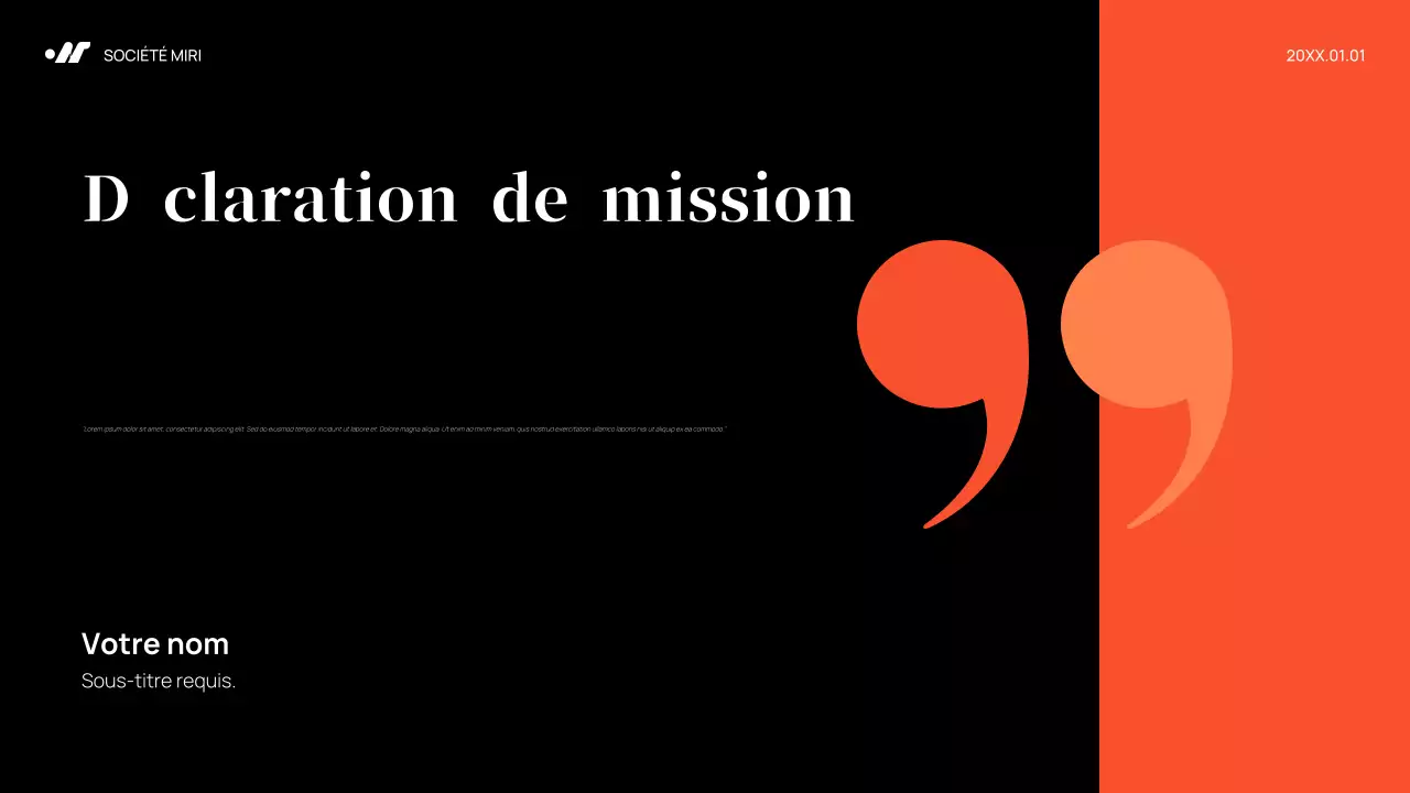 Plan de marketing Black Abstract