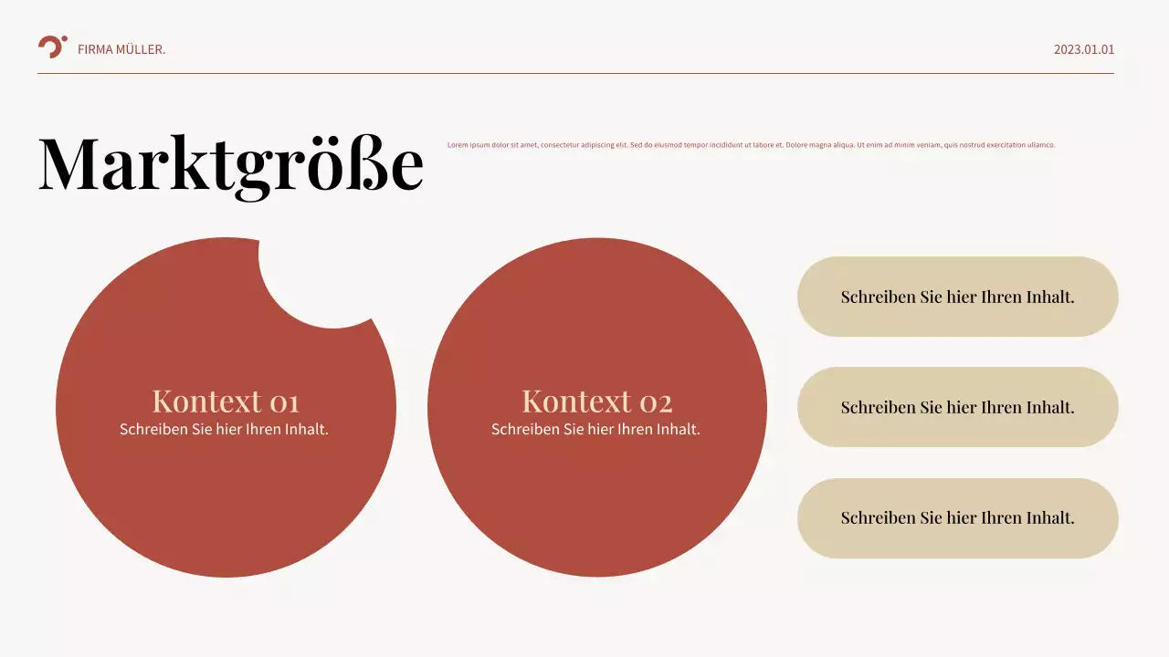 Red Abstract Business Plan