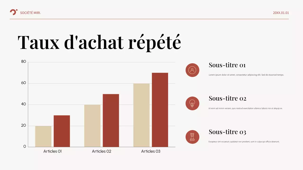 Plan d'affaires Red Abstract