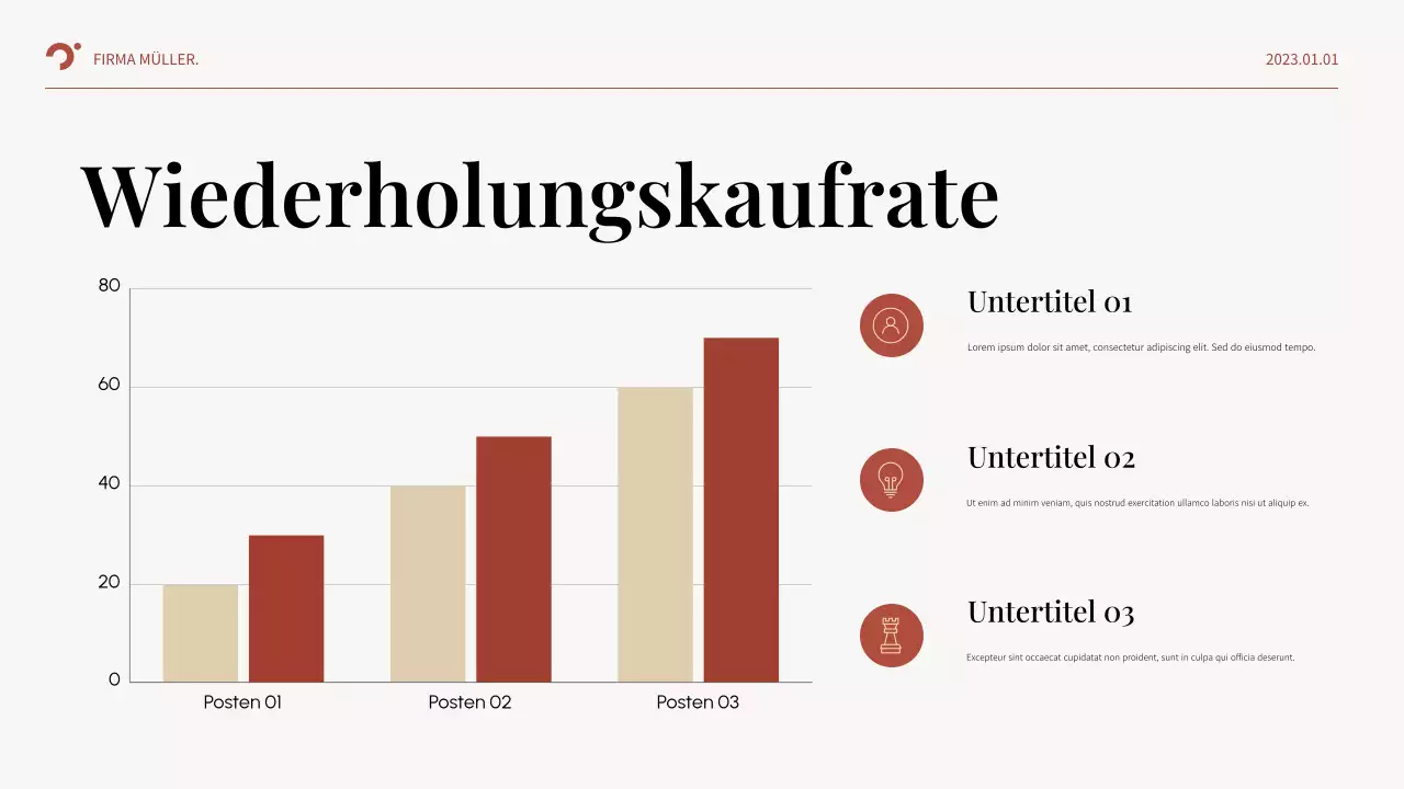 Red Abstract Business Plan