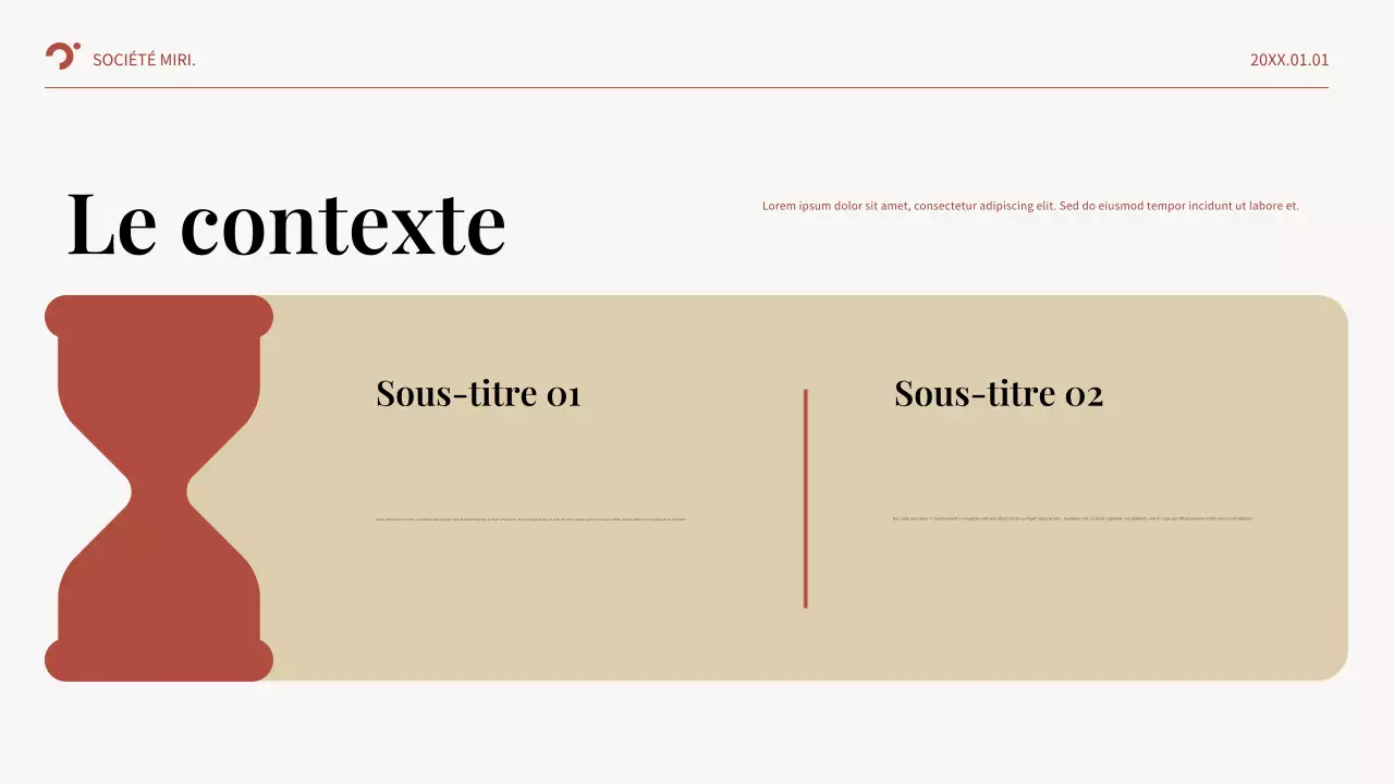 Plan d'affaires Red Abstract