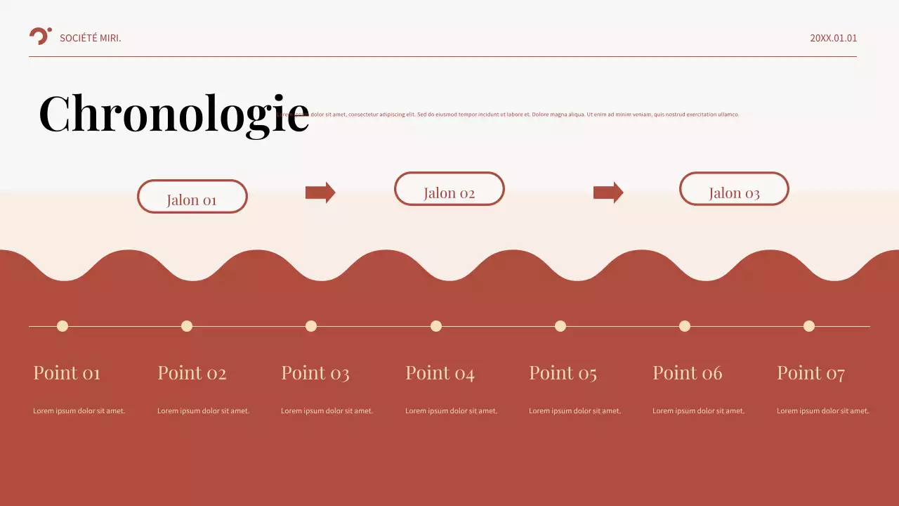 Plan d'affaires Red Abstract