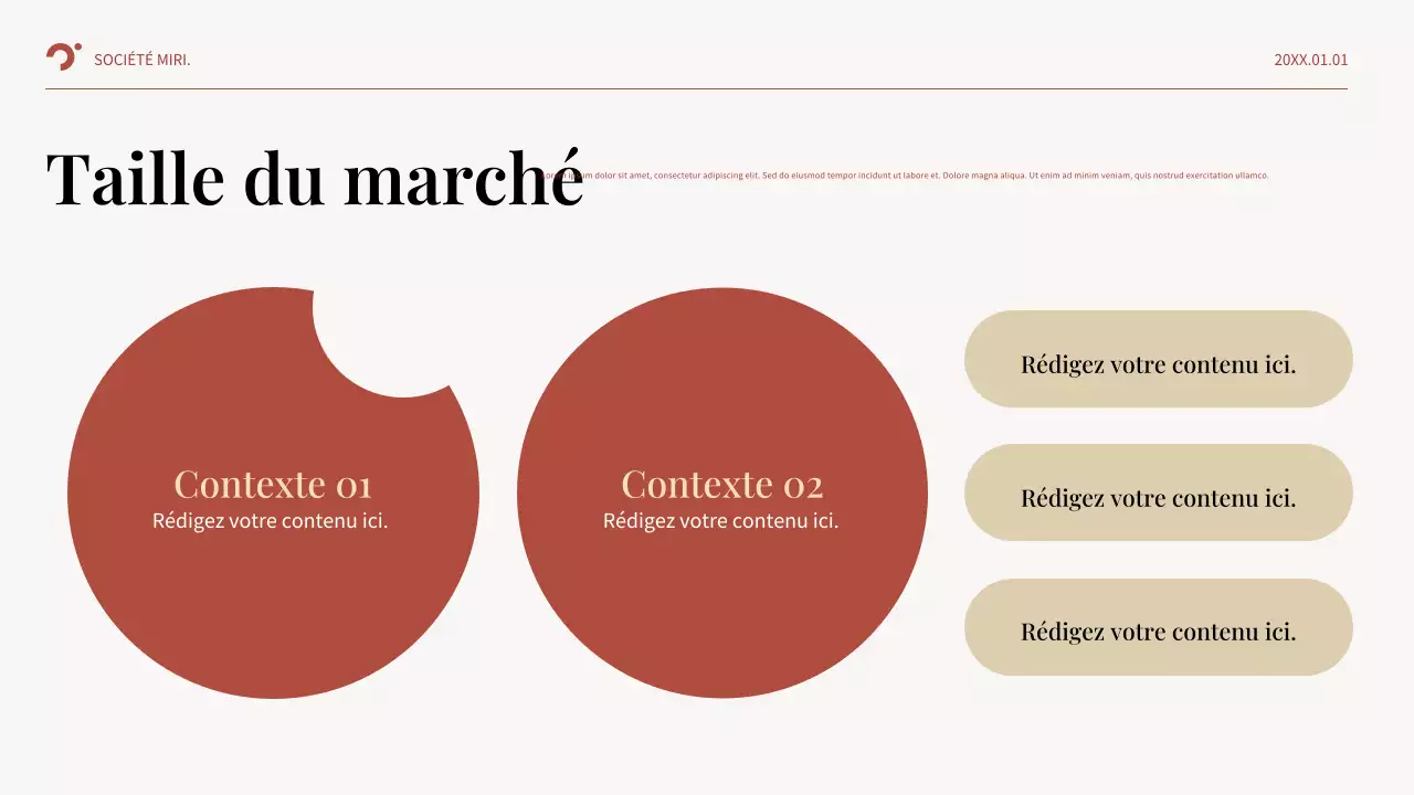 Plan d'affaires Red Abstract