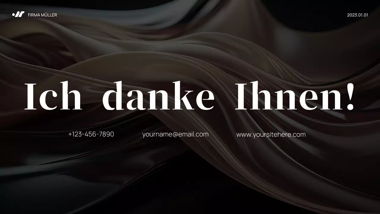 Black Abstract Marketing Plan