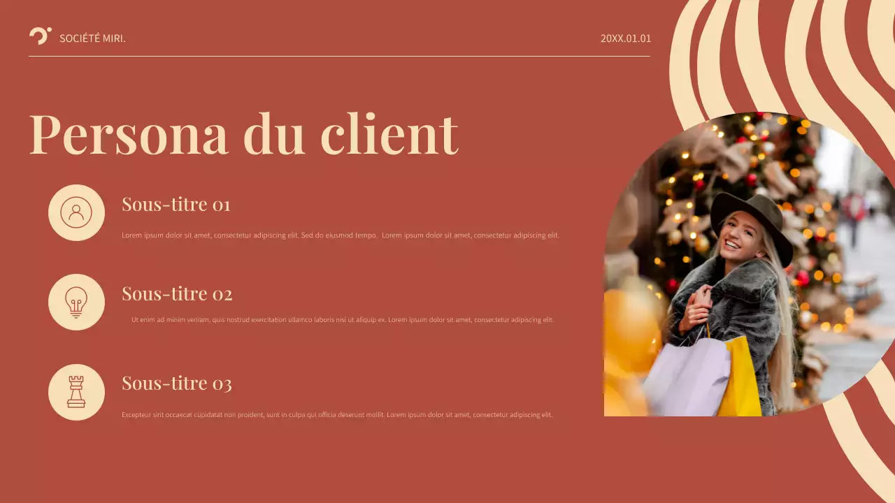 Plan d'affaires Red Abstract