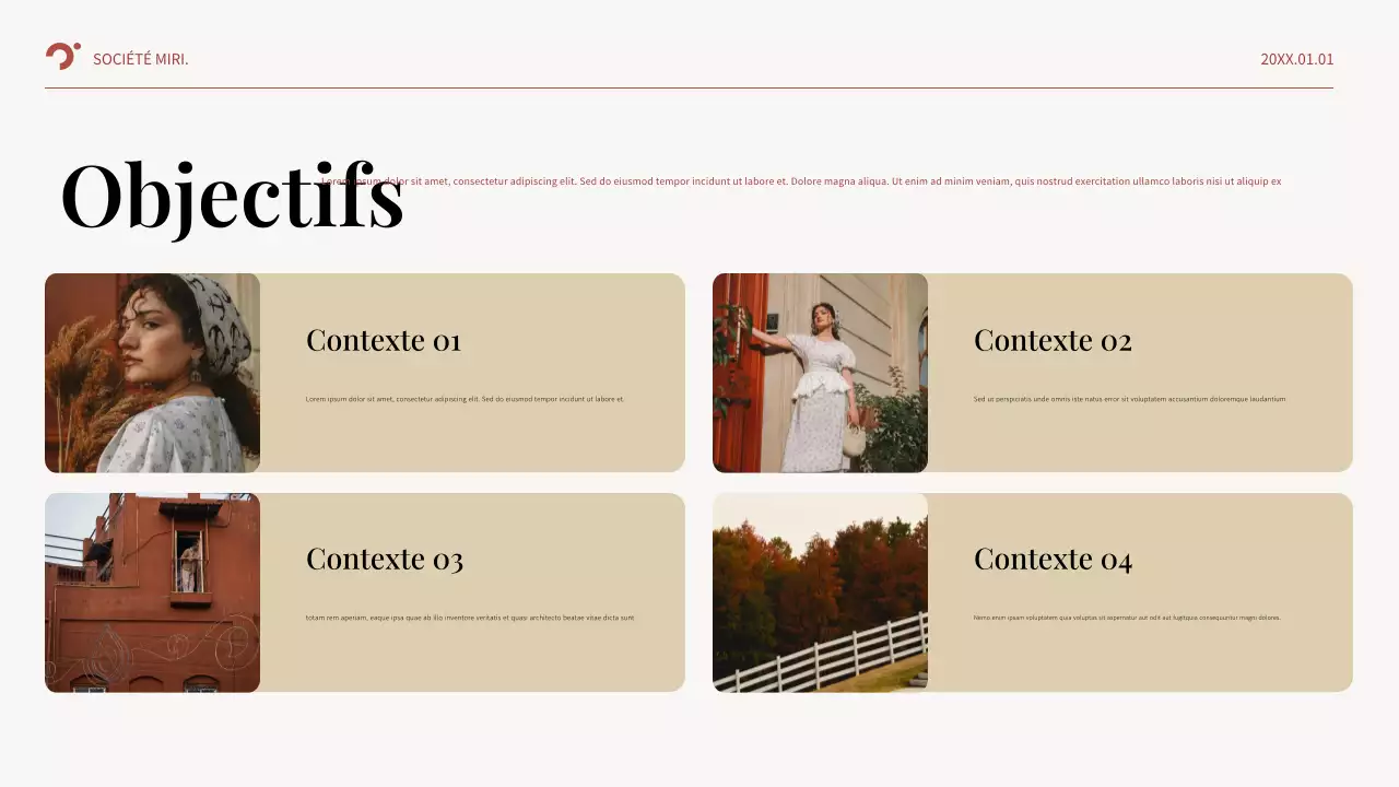 Plan d'affaires Red Abstract