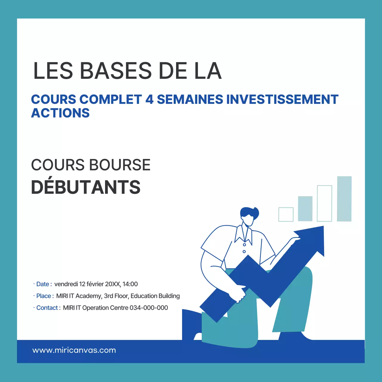 Bleu clair Guide de lecture sur l'investissement boursier moderne
