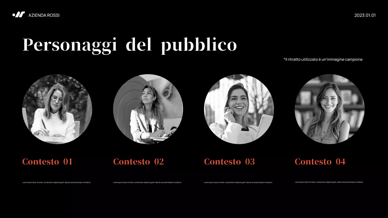 Piano di marketing di Black Abstract