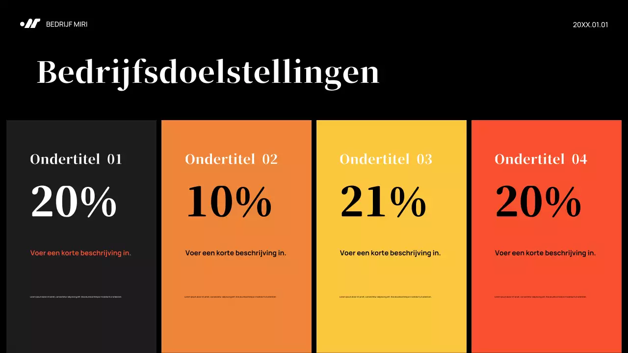 Black Abstract Marketingplan