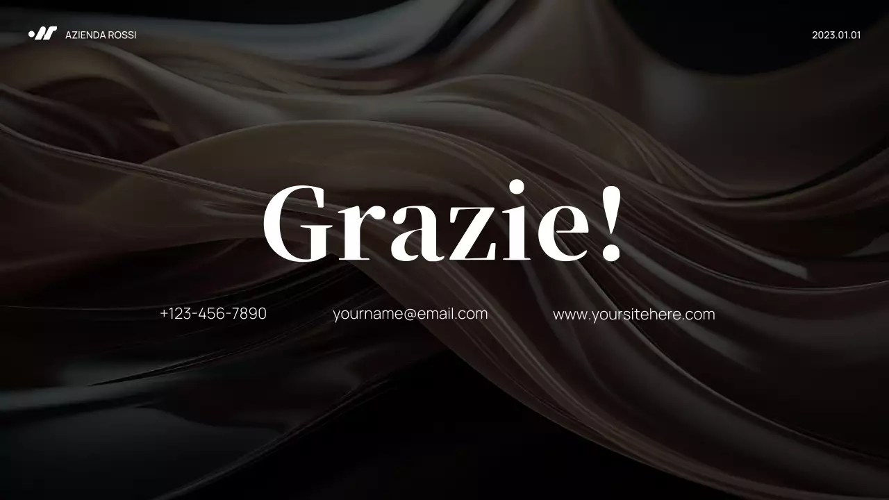 Piano di marketing di Black Abstract