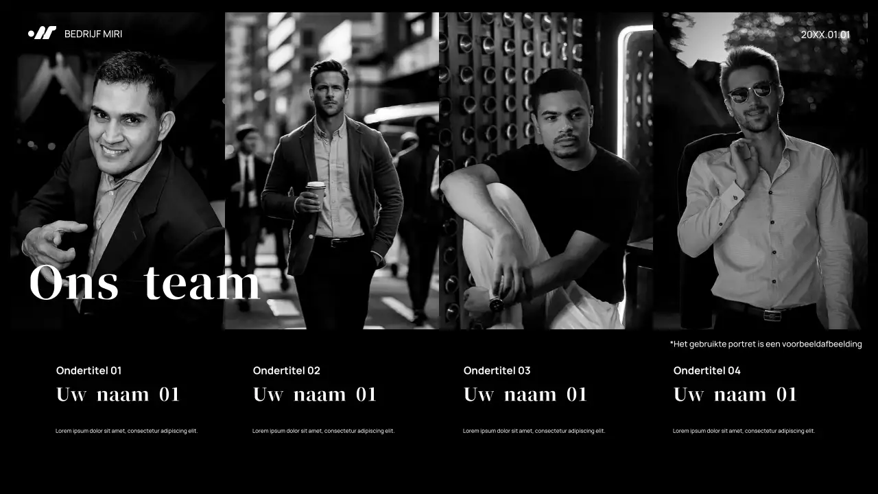 Black Abstract Marketingplan