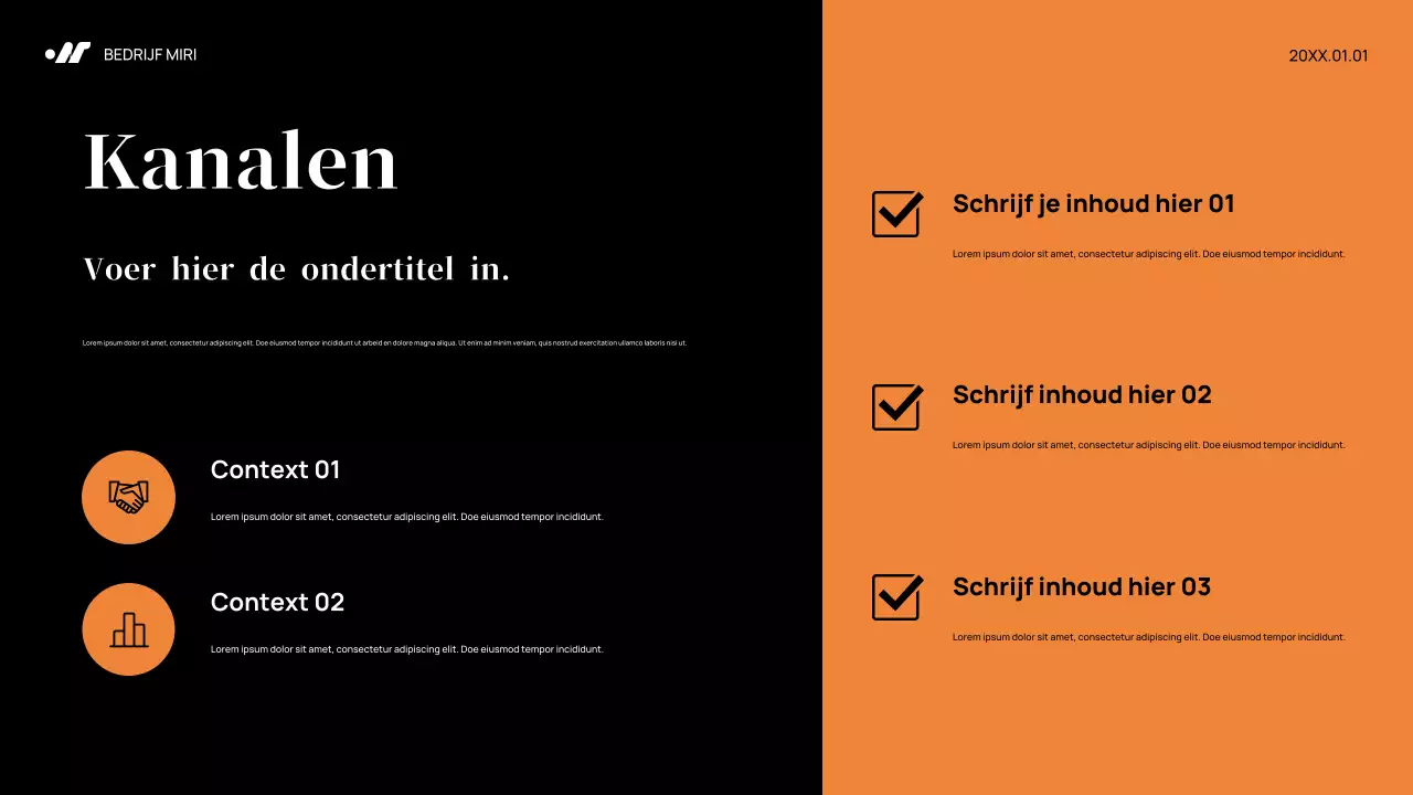 Black Abstract Marketingplan