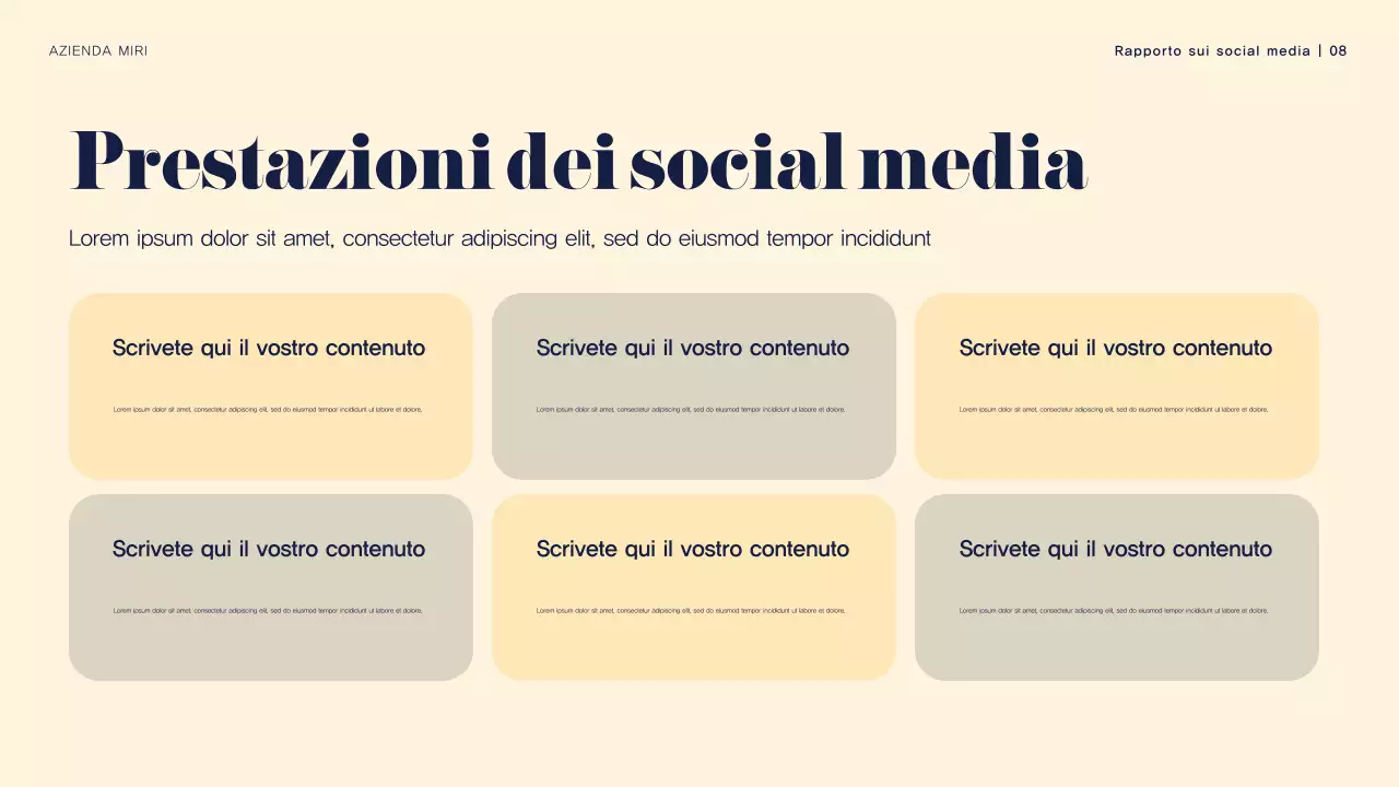 Rapporto sui media floreali della Marina Militare