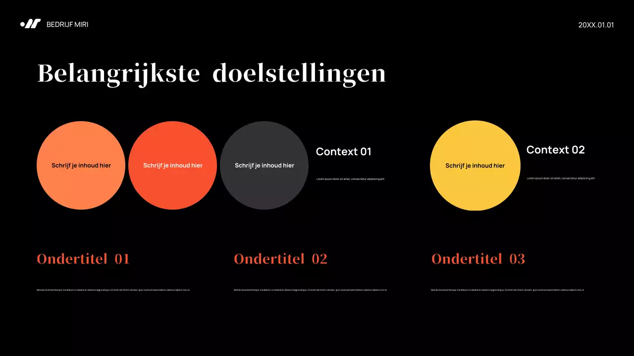 Black Abstract Marketingplan