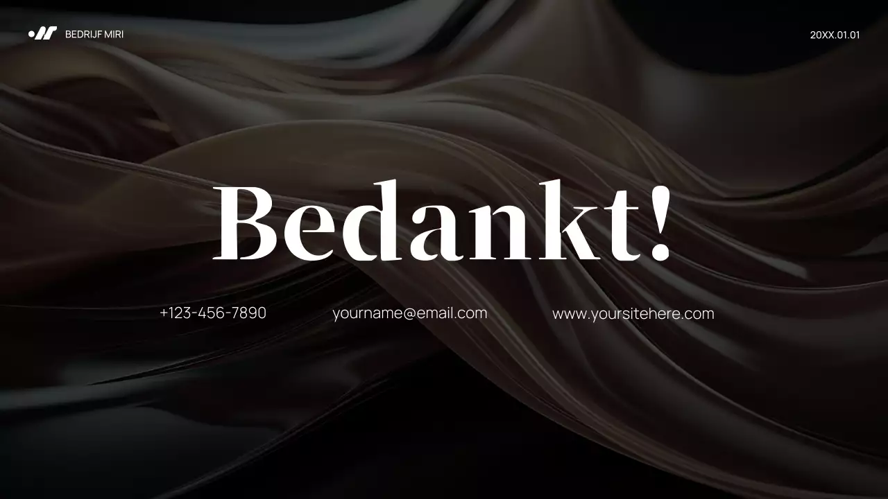 Black Abstract Marketingplan