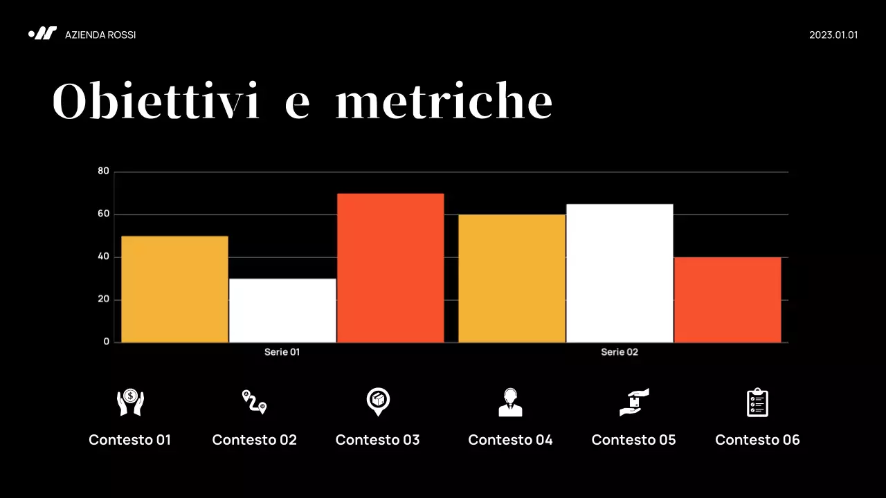 Piano di marketing di Black Abstract