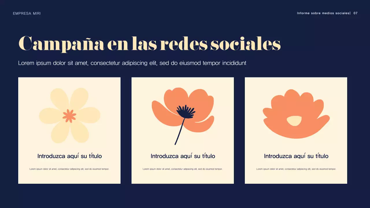 Navy Floral Media Report