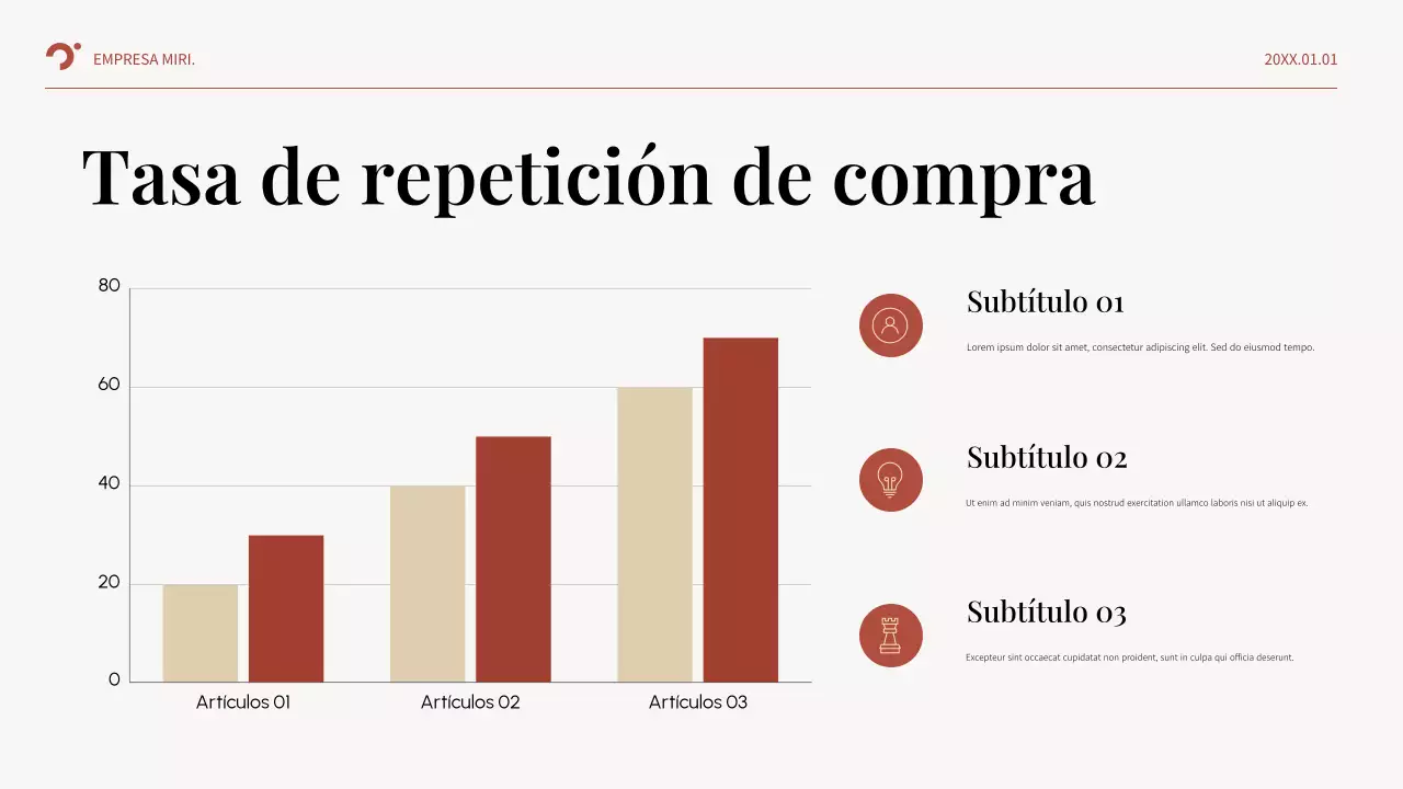Plan de negocio de Red Abstract