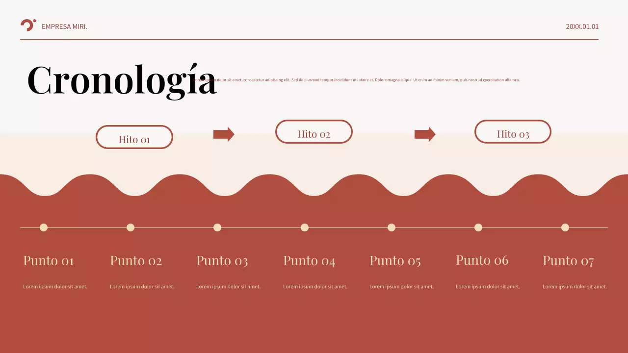 Plan de negocio de Red Abstract