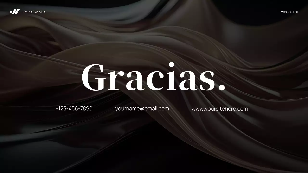 Plan de marketing de Black Abstract