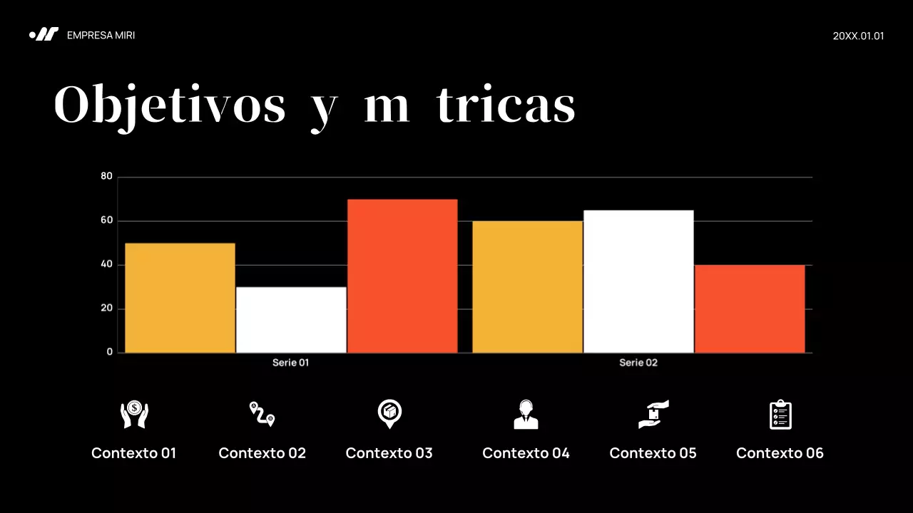 Plan de marketing de Black Abstract