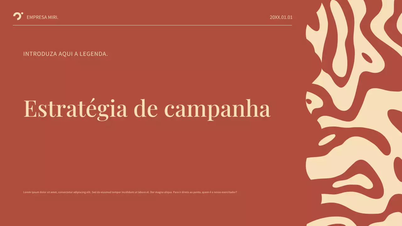 Plano de negócios da Red Abstract