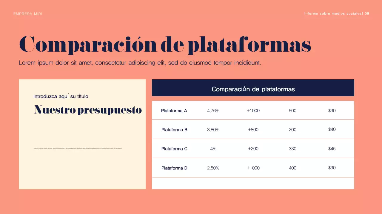 Navy Floral Media Report