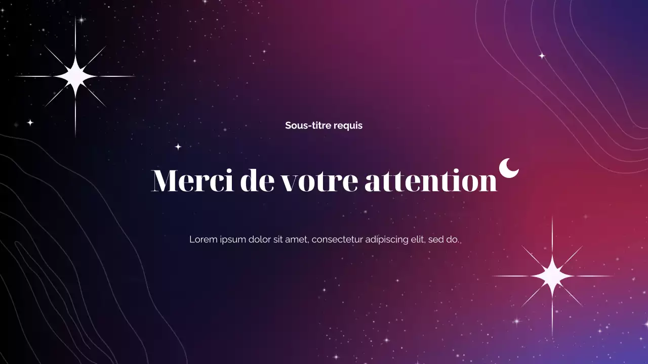 Proposition de marketing pour Purple Cosmic