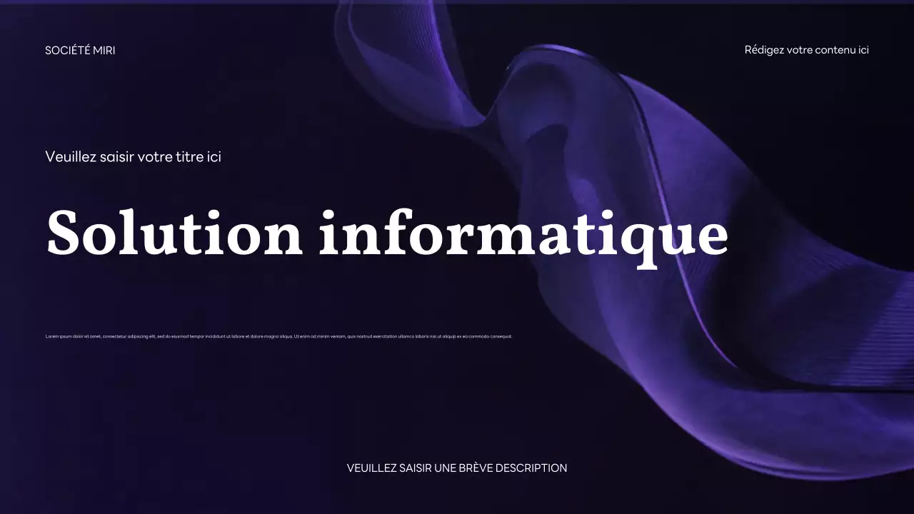 Purple Modern IT Promotion