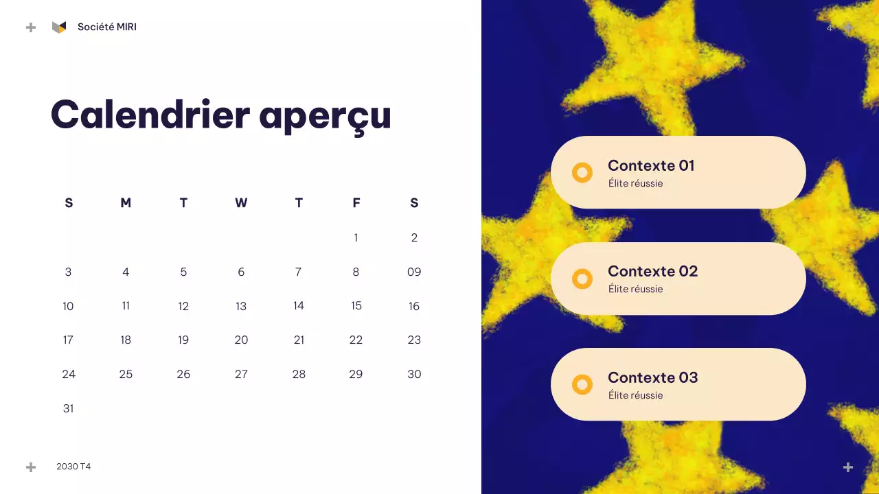 Présentation du budget Blue Modern