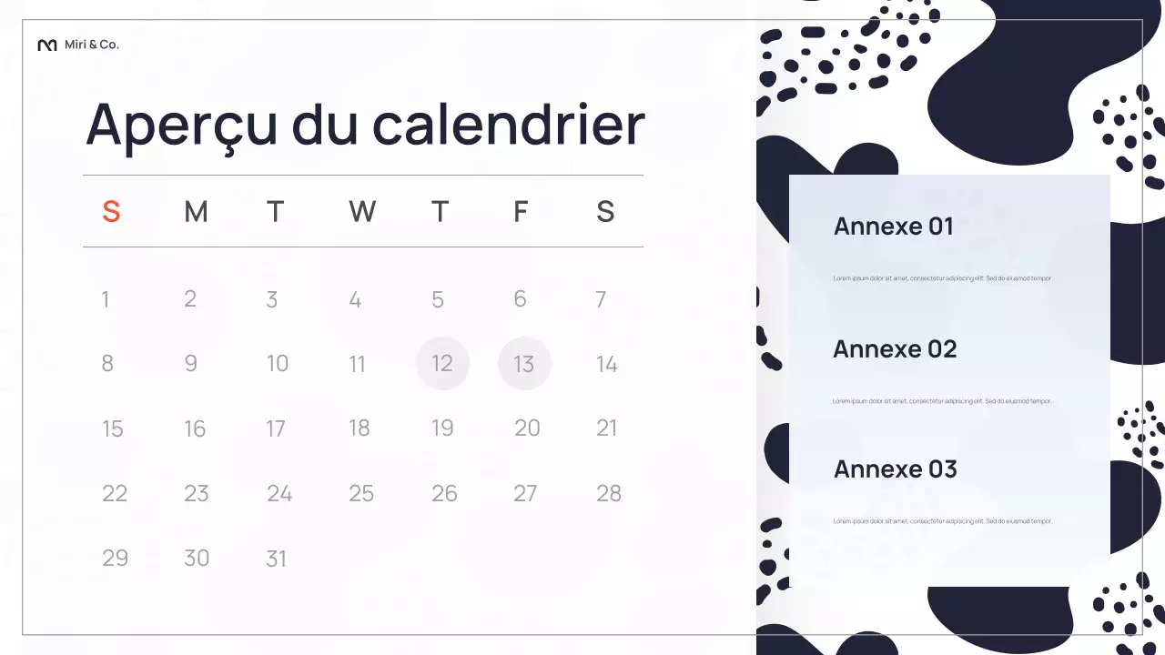 Présentation d'entreprise abstraite en noir