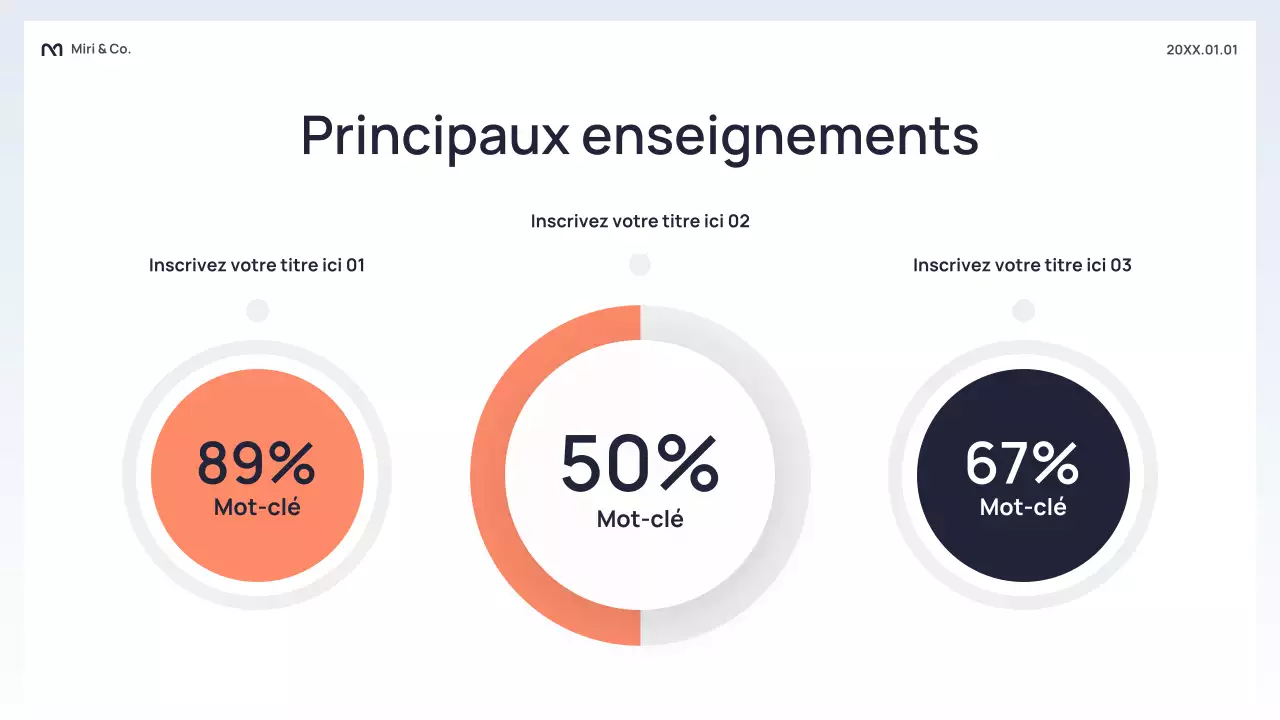 Présentation d'entreprise abstraite en noir
