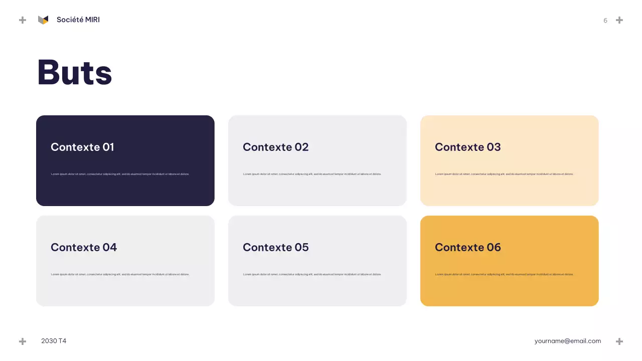 Présentation du budget Blue Modern